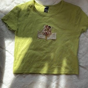 Shein baby tee with print